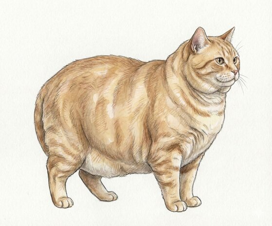 obese cat