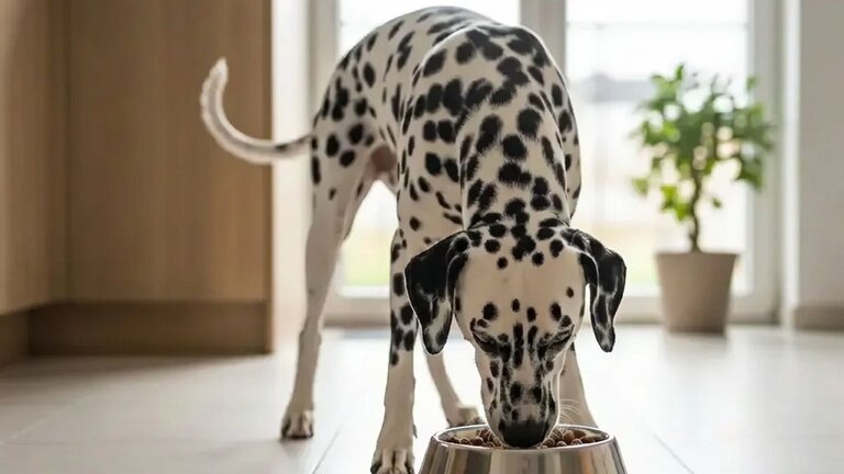 dalmatian-eating-in-a-bowl