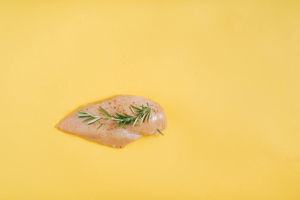 raw chicken fillet