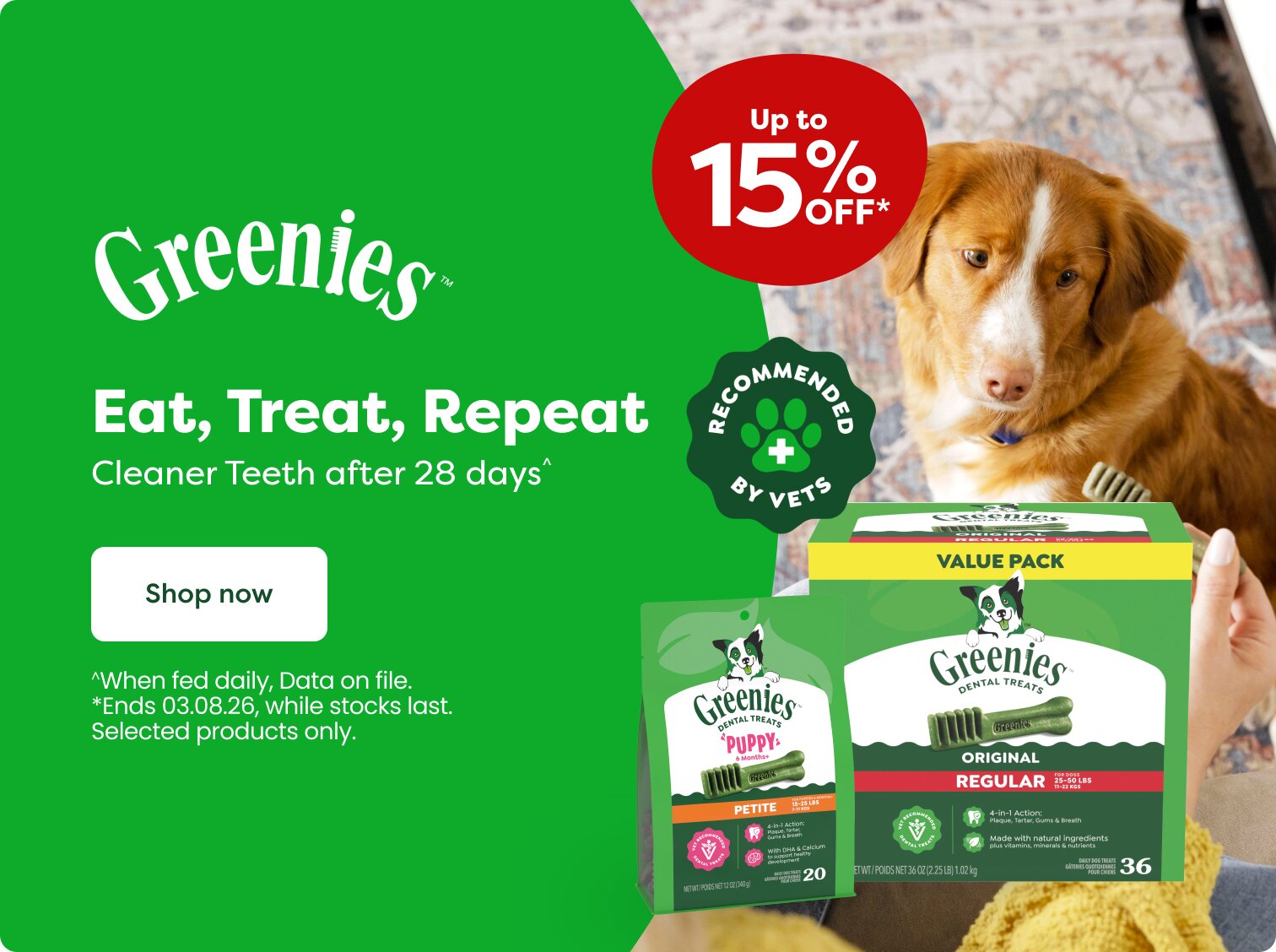 Greenies sale