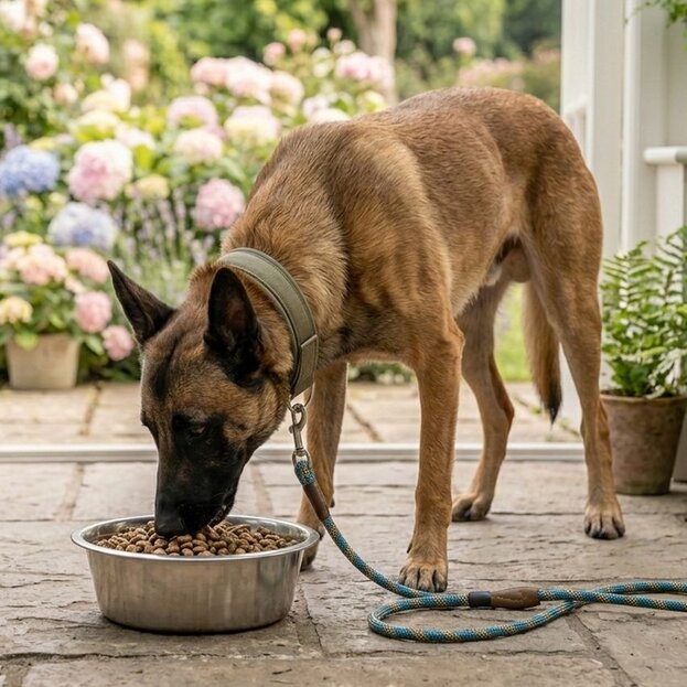 belgian-eating-from-a-bowl