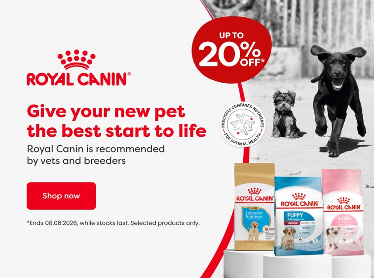 Up to 20% off on Royal Canin