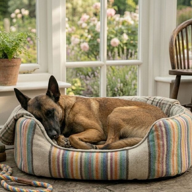 belgian malinois sleeping