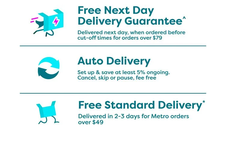 free next day delivery over $79