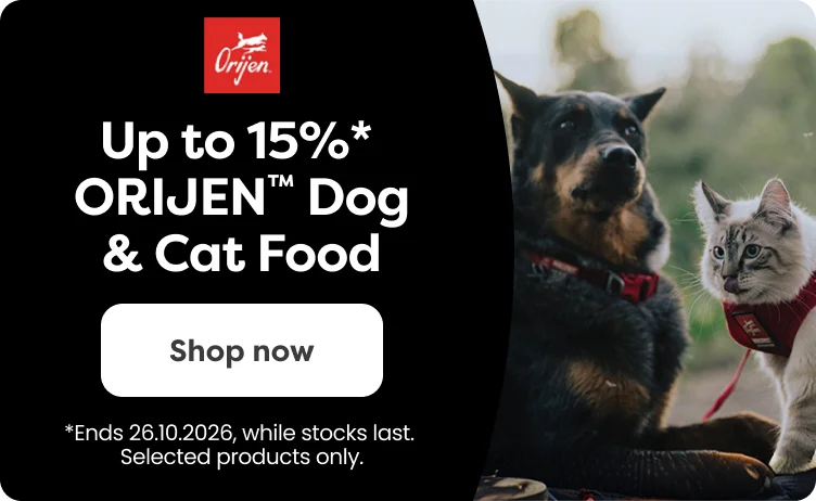 Up to 15% off on Orijen food