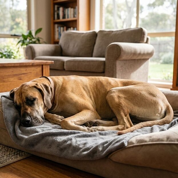 great-dane-sleeping-indoors