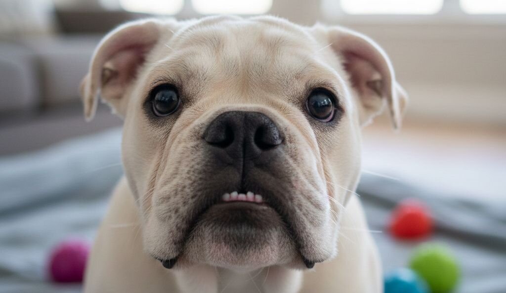 puppy with underbite