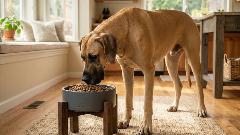 great-dane-eating-from-a-bowl