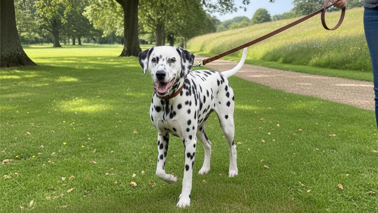 dalmatian-on-a-walk