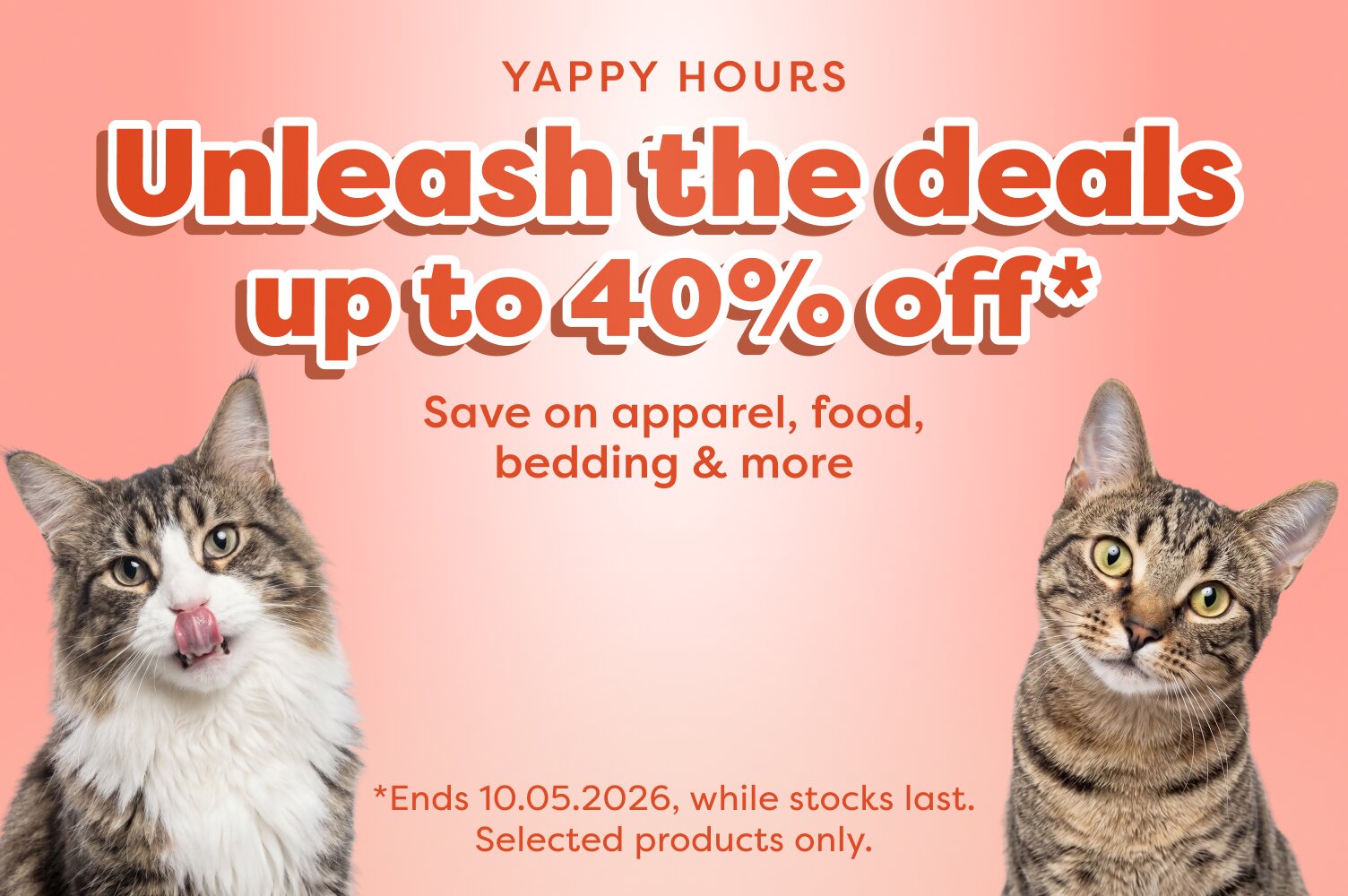 YAPPY HOURS | UP TO 40% OFF* 