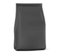 Blank bag of pet food