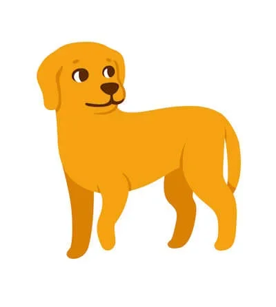 animation of dog showing whale eye