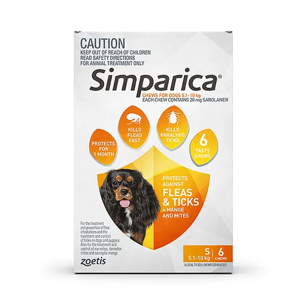 image of simparica packaging