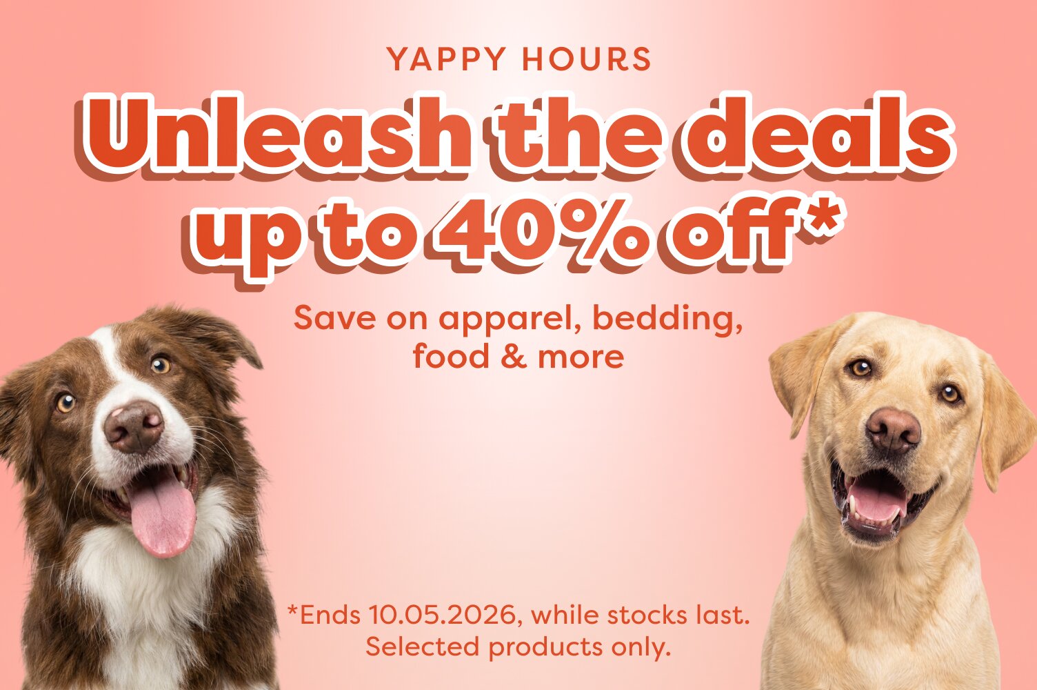  YAPPY HOURS | UP TO 40%