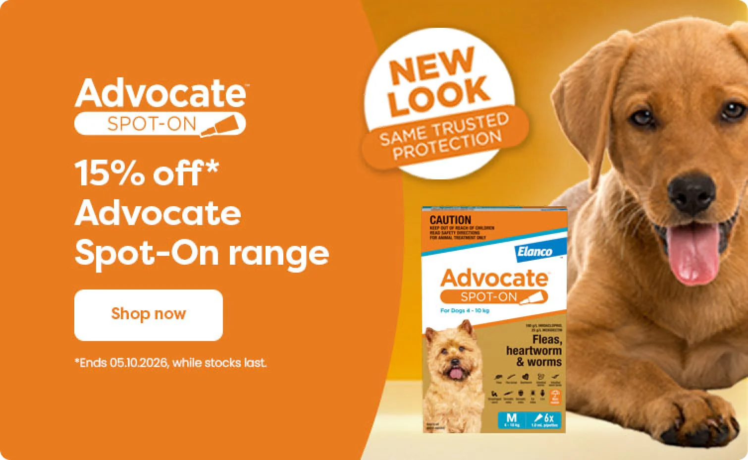 15% off on Advocate Spot-on range