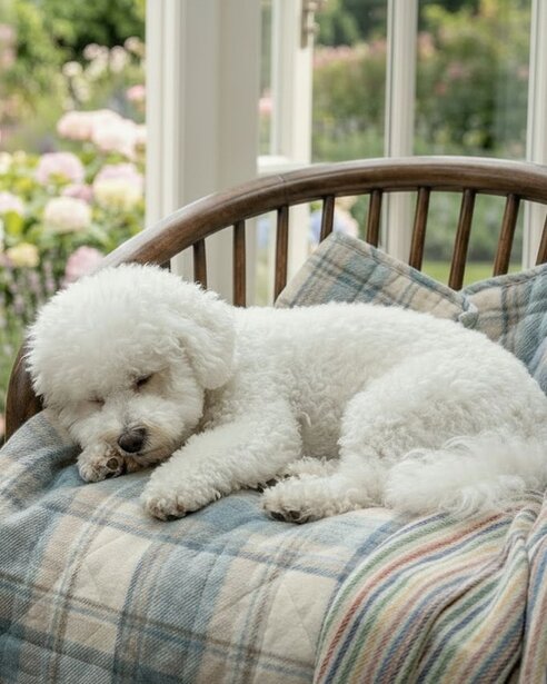 bichon-sleeping