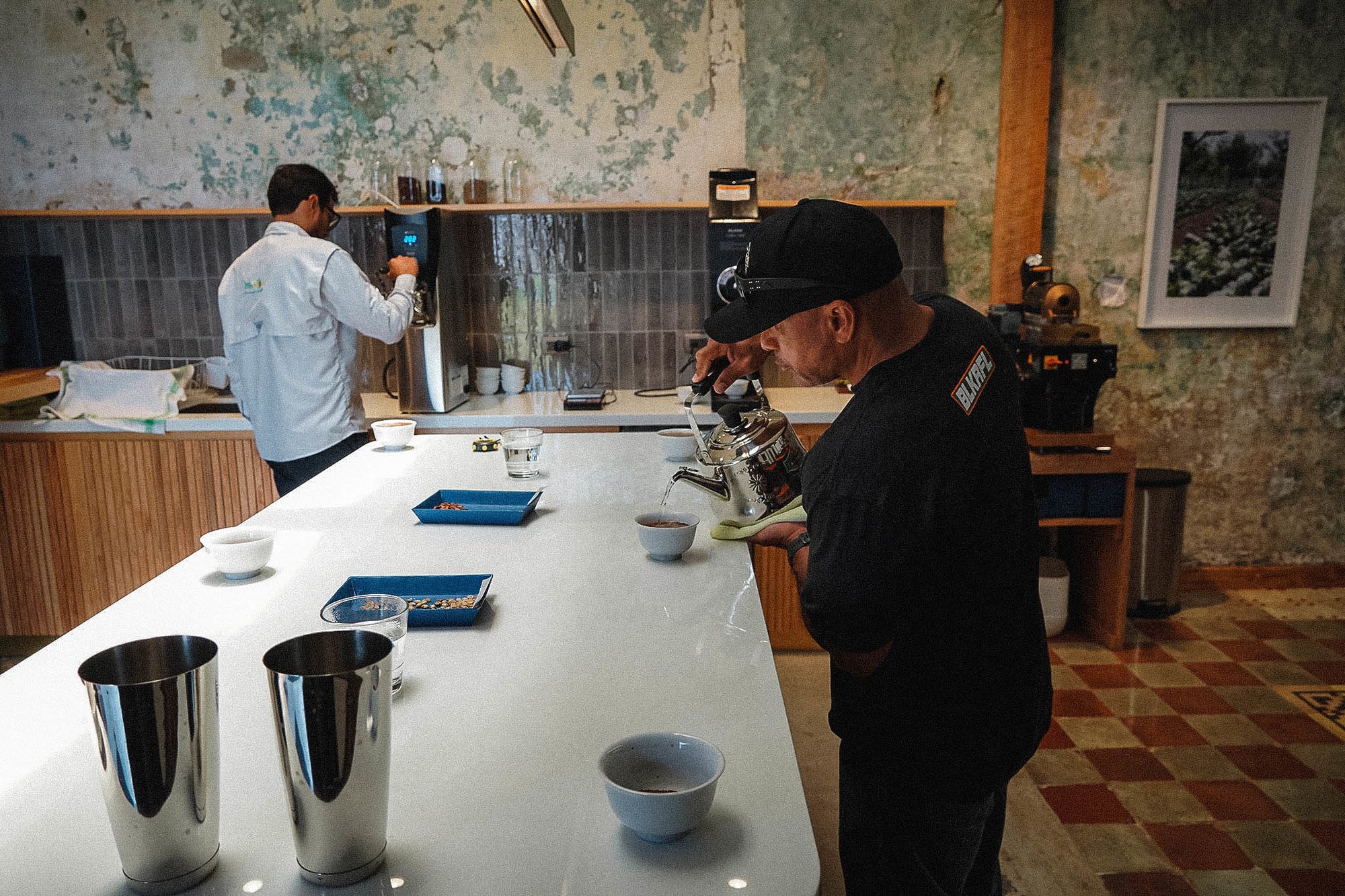 Cupping Ram-Bow at Cuxinales Farm, Guatemala1