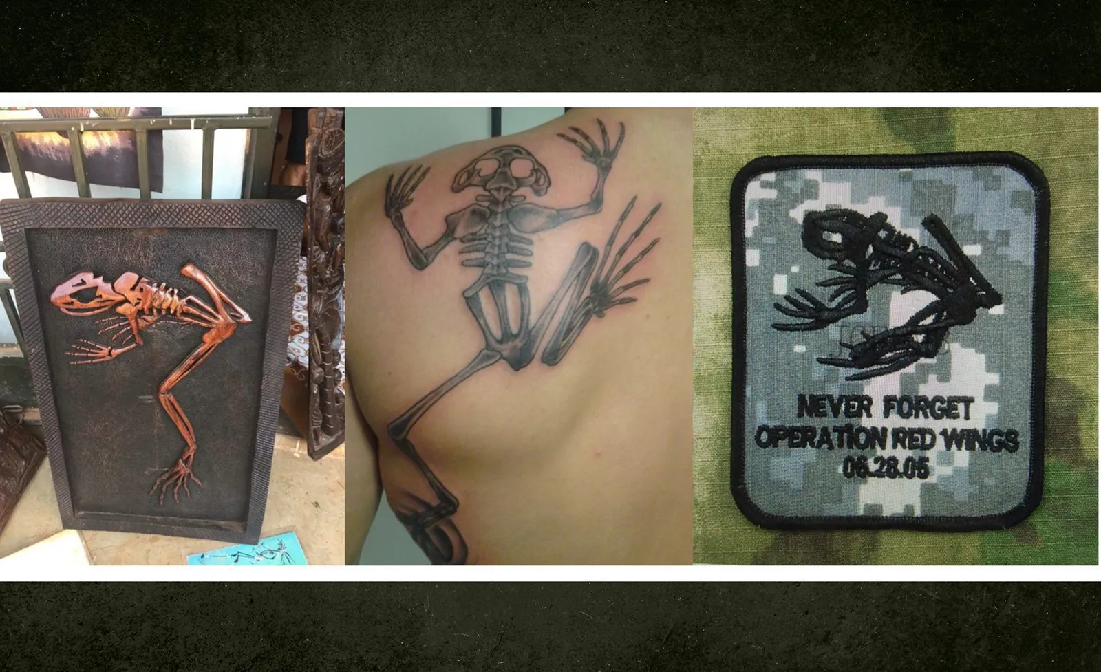 Bone Frog Tattoo Navy SEALs coffee or die
