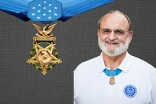Brian Thacker was awarded the Medal of Honor for actions during the Vietnam War. Composite by Coffee or Die Magazine.