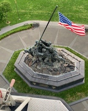 marines memorial flag