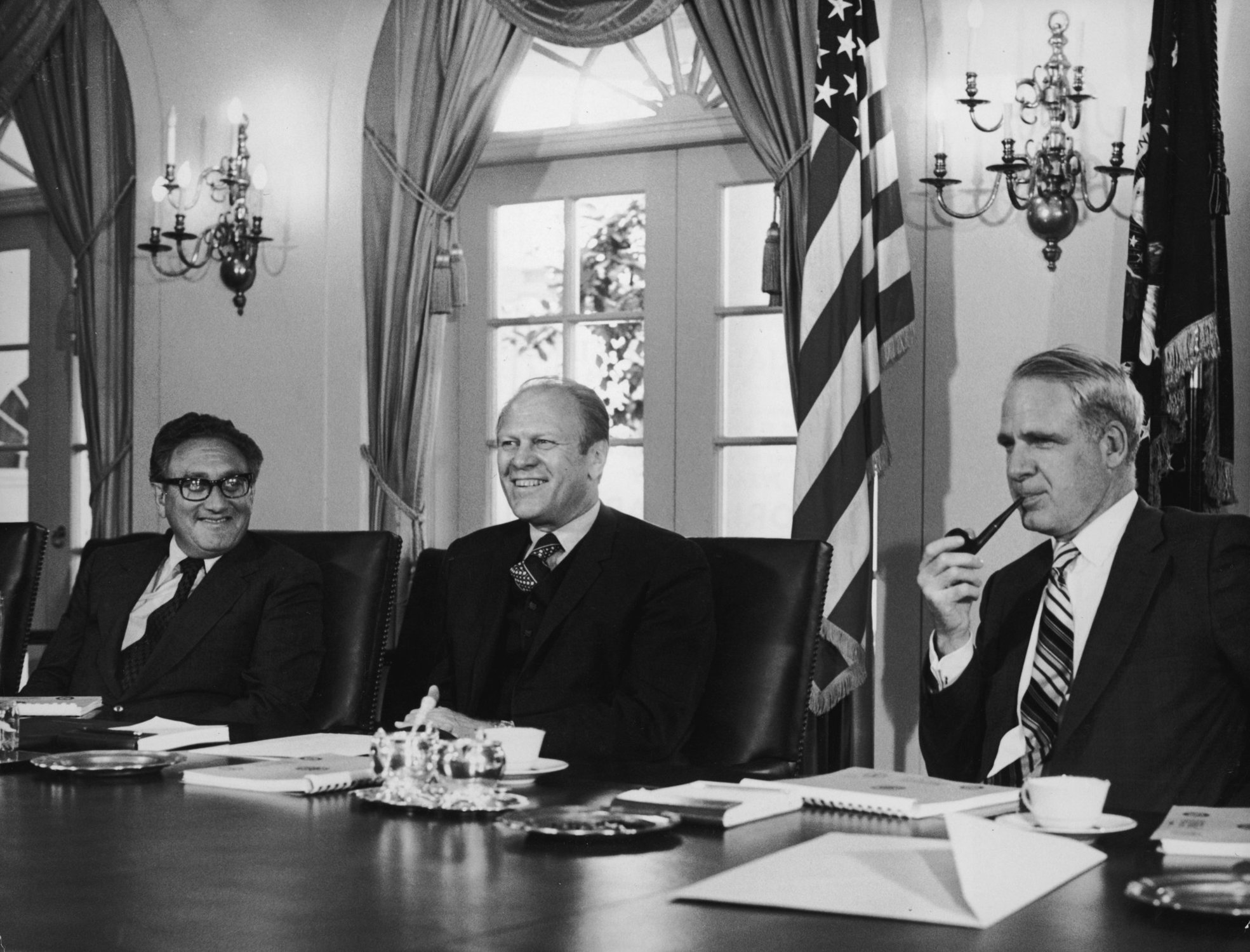 Kissinger Ford and Schlesinger