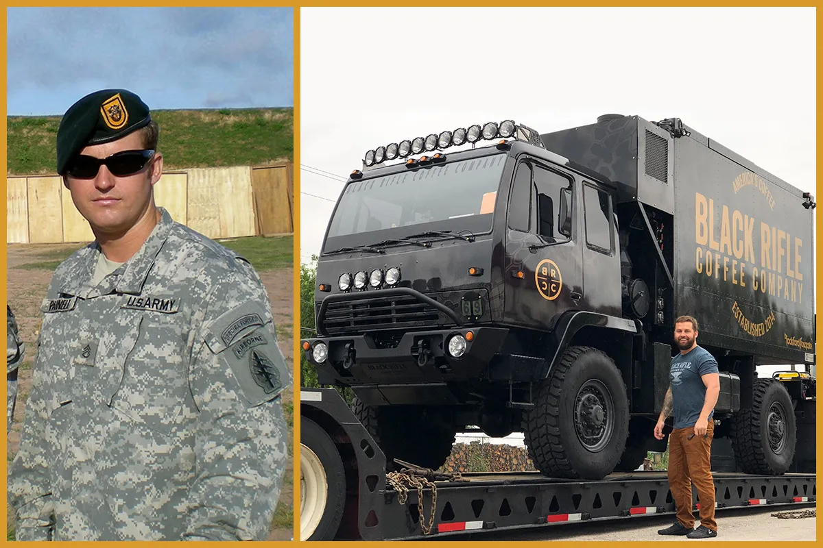 edwin parnell, green beret, army, veteran, coffee, black rifle coffee