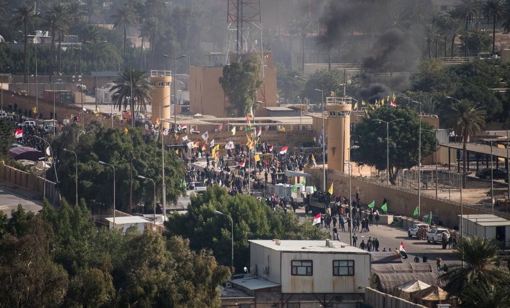 US Embassy in Baghdad, coffee or die