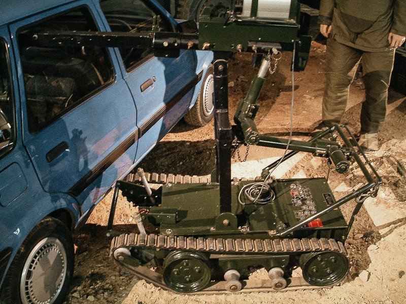 wheelbarrow remotely controlled bomb disposal tool Northern Ireland