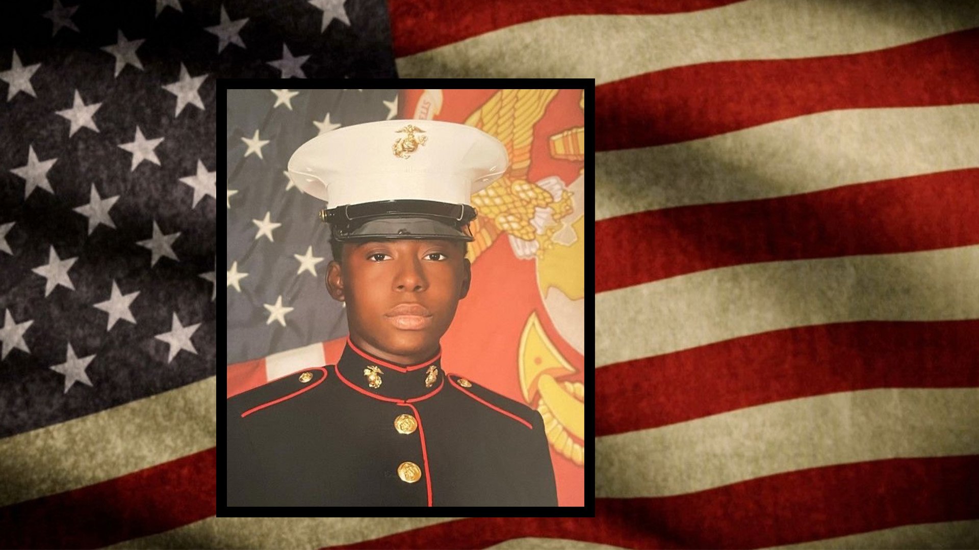 US Marine Lance Cpl. Aanesha Connor was killed in a vehicle collision on Nov. 20, 2022, in El Centro, California. Composite by Coffee or Die Magazine.
