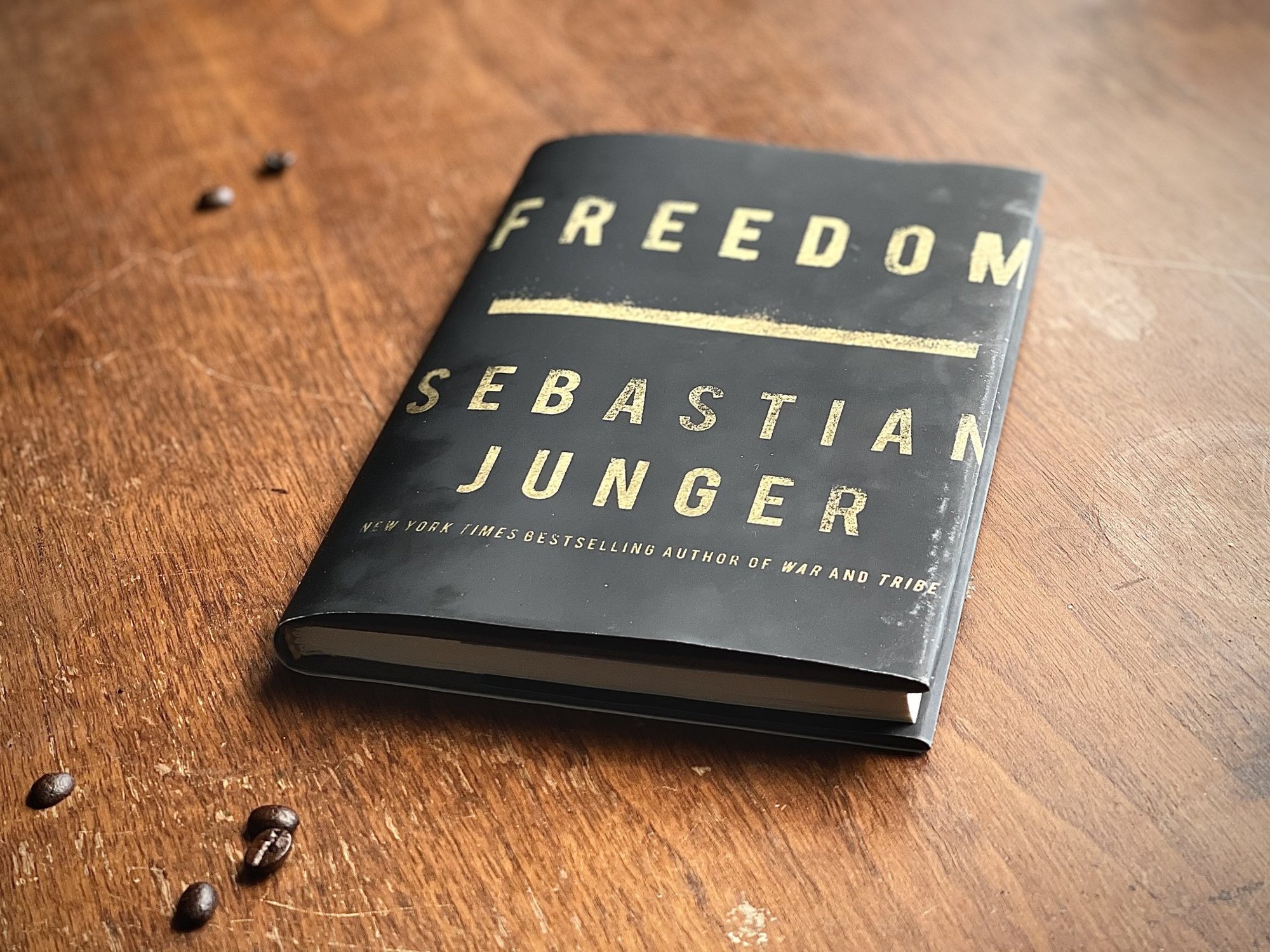 Sebastian Junger, Freedom, conversation with coffee or die