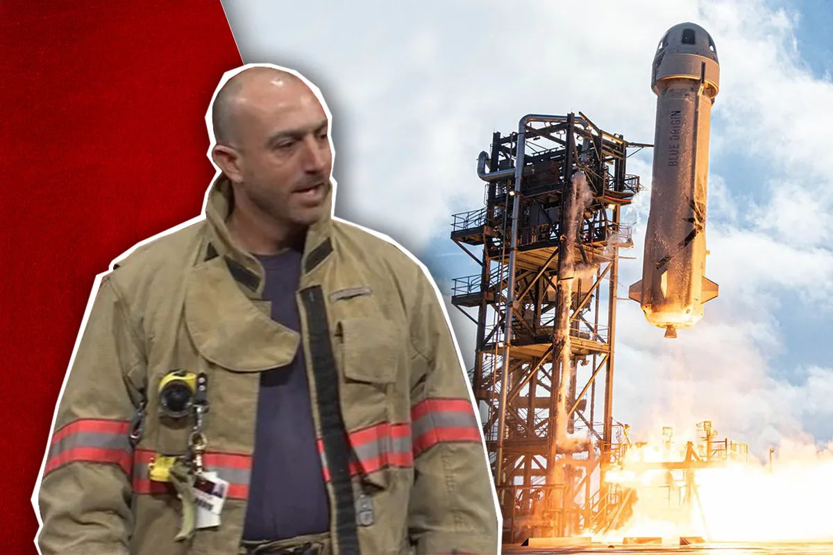Volunteer Firefighter Mark Bezos Visits Space With Brother Jeff Bezos