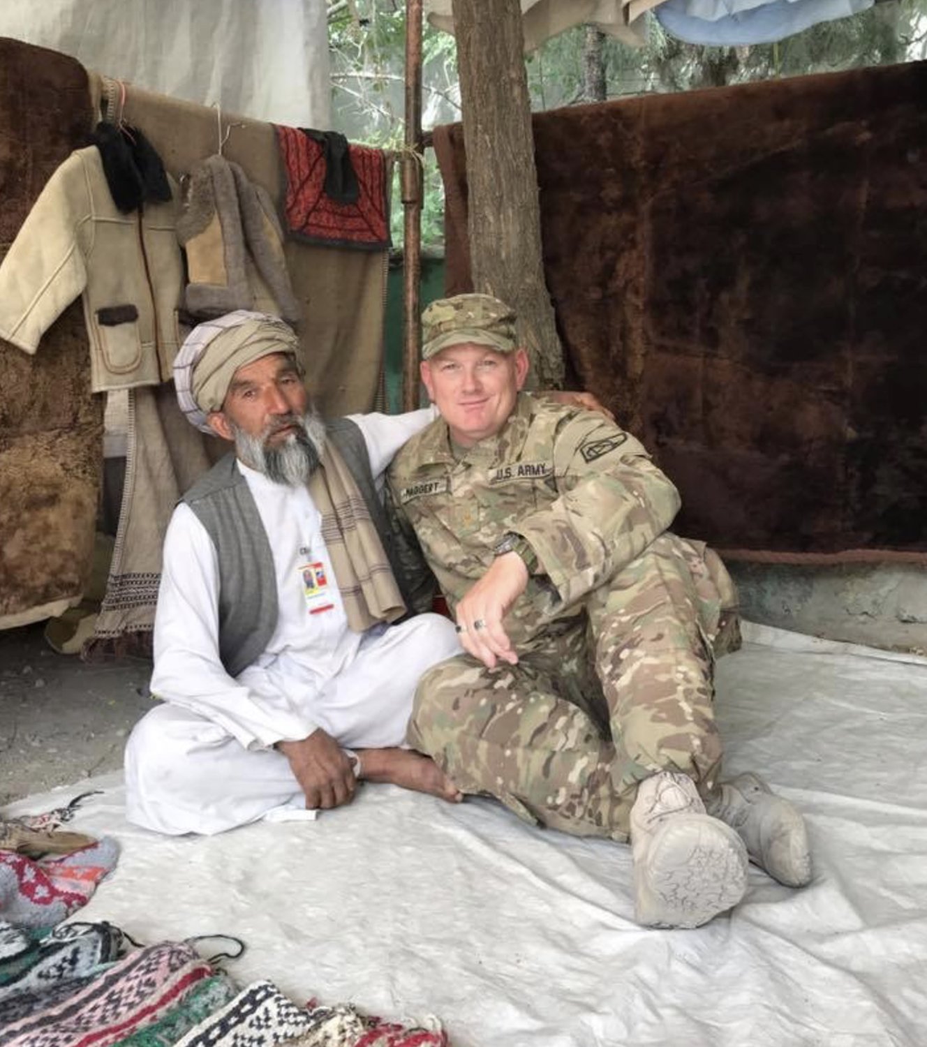 Tony Maggert in Afghanistan