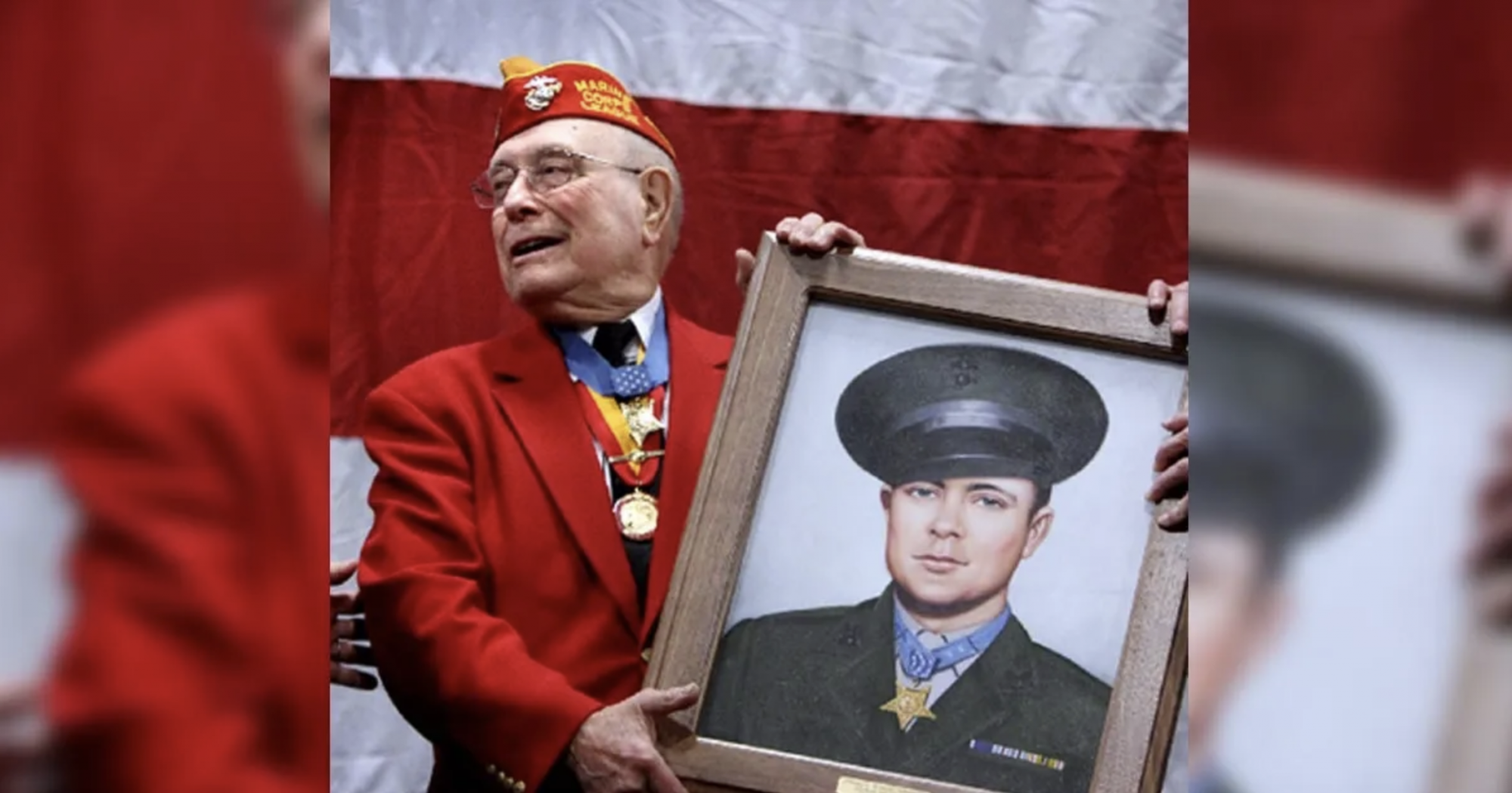 Medal of honor recipient and US Marine Corps veteran Herschel "Woody" Williams