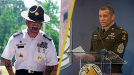 The US Army is facing a recruiting crisis but has managed to hold a 104% retention rate of those already in. Sgt. Maj. of the Army Michael Grinston has some ideas for both. Photos courtesy of DVIDS. Composite image by Joshua Skovlund/Coffee or Die Magazine.