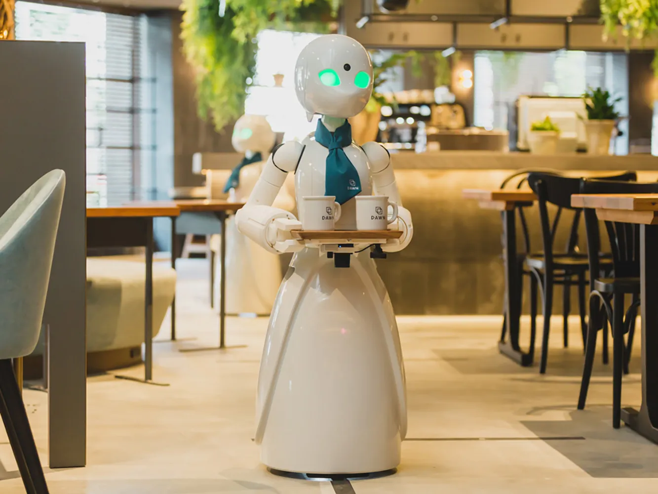 Dawn Avatar Robot Cafe in Tokyo, Japan