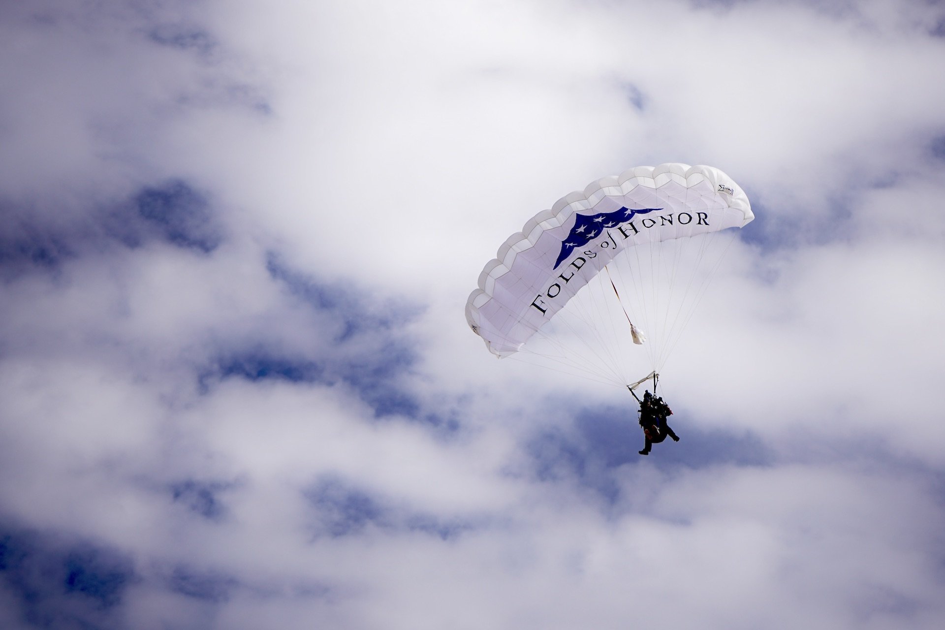 Triple 7 Expedition: Folds of Honor parachute