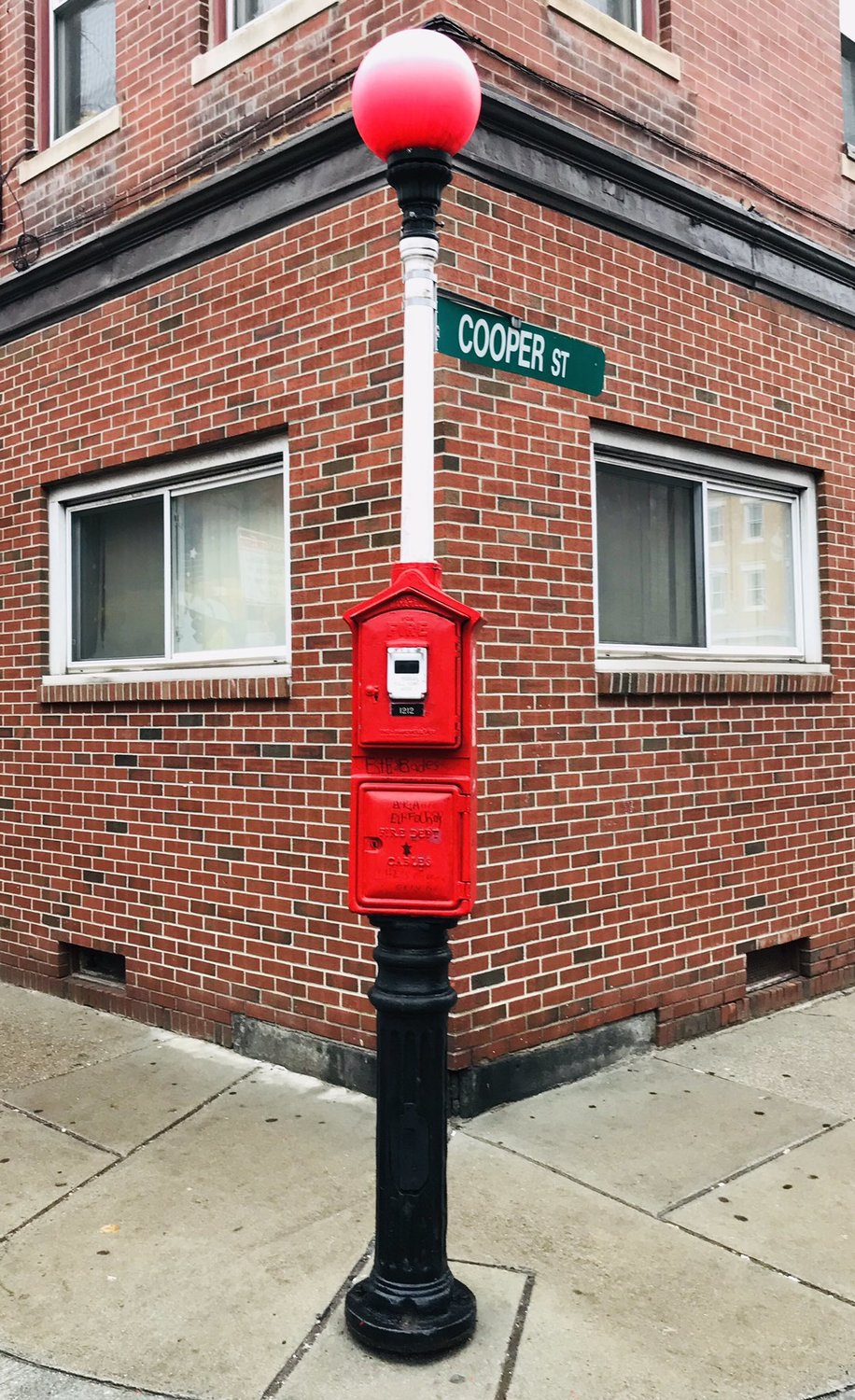 Boston fire department fire box 911 coffee or die 