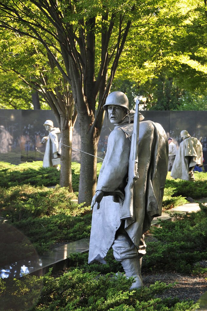 The Korean War Memorial, Washington, D.C. Photo by Master Sgt. Kendra Owenby/134th Air Refueling Wing, courtesy of DVIDS.