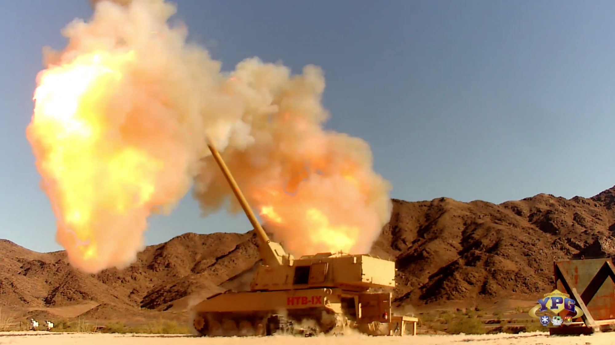 The first successful test of a 70 km (43 miles) shot with a precision-guided munition took place on December 19, 2020 at U.S. Army Yuma Proving Ground. Screengrab from US Army video via DVIDS.