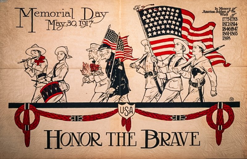 old memorial day flier