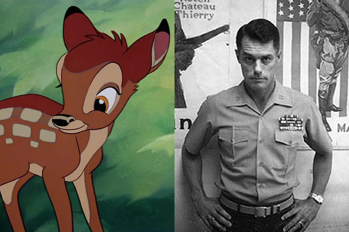 Donnie Dunagan Marine Bambi coffee or die