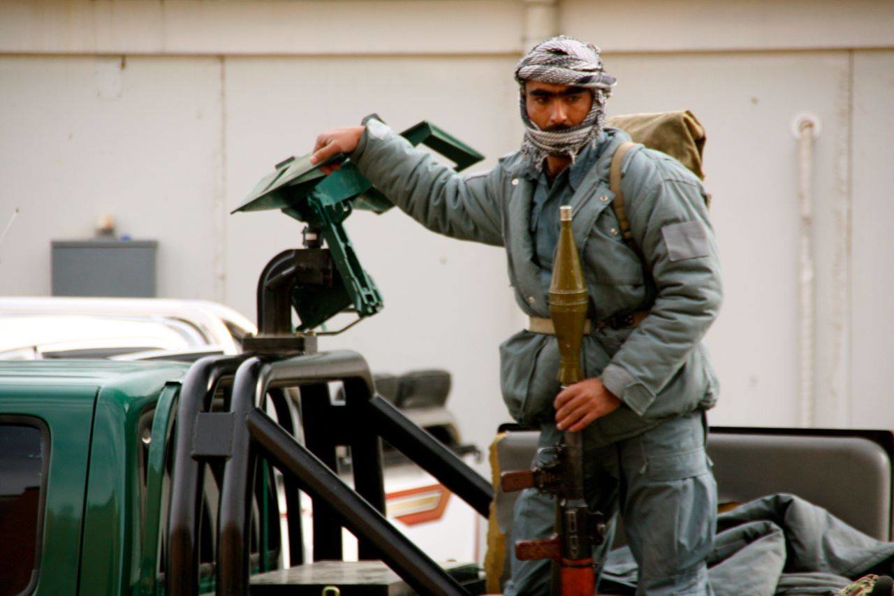 An Afghan National Army soldier on patrol in Afghanistan's Logar Province in 2013. Photo by Nolan Peterson/Coffee or Die.