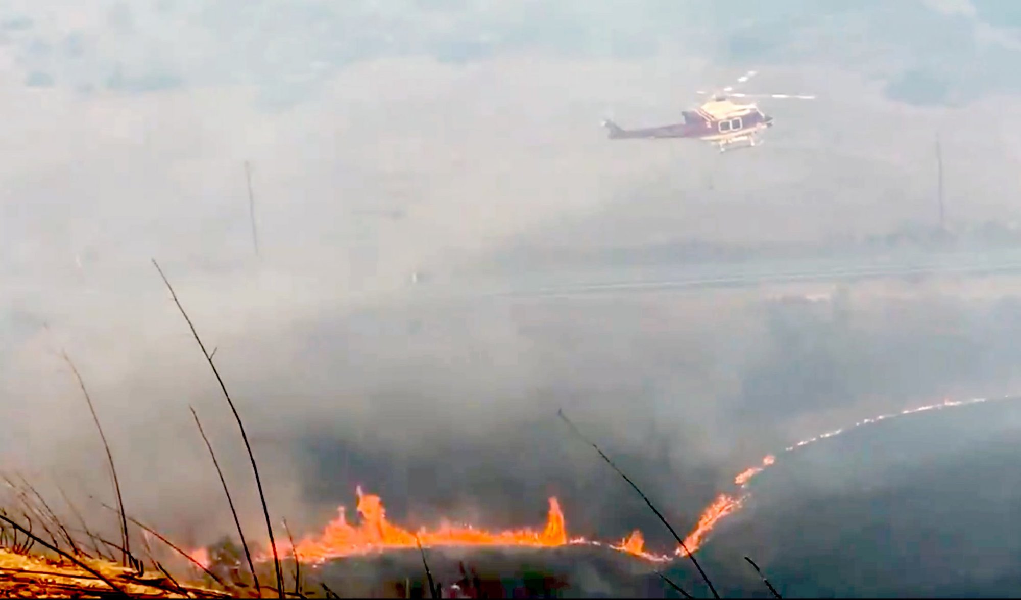 Bond Fire, california