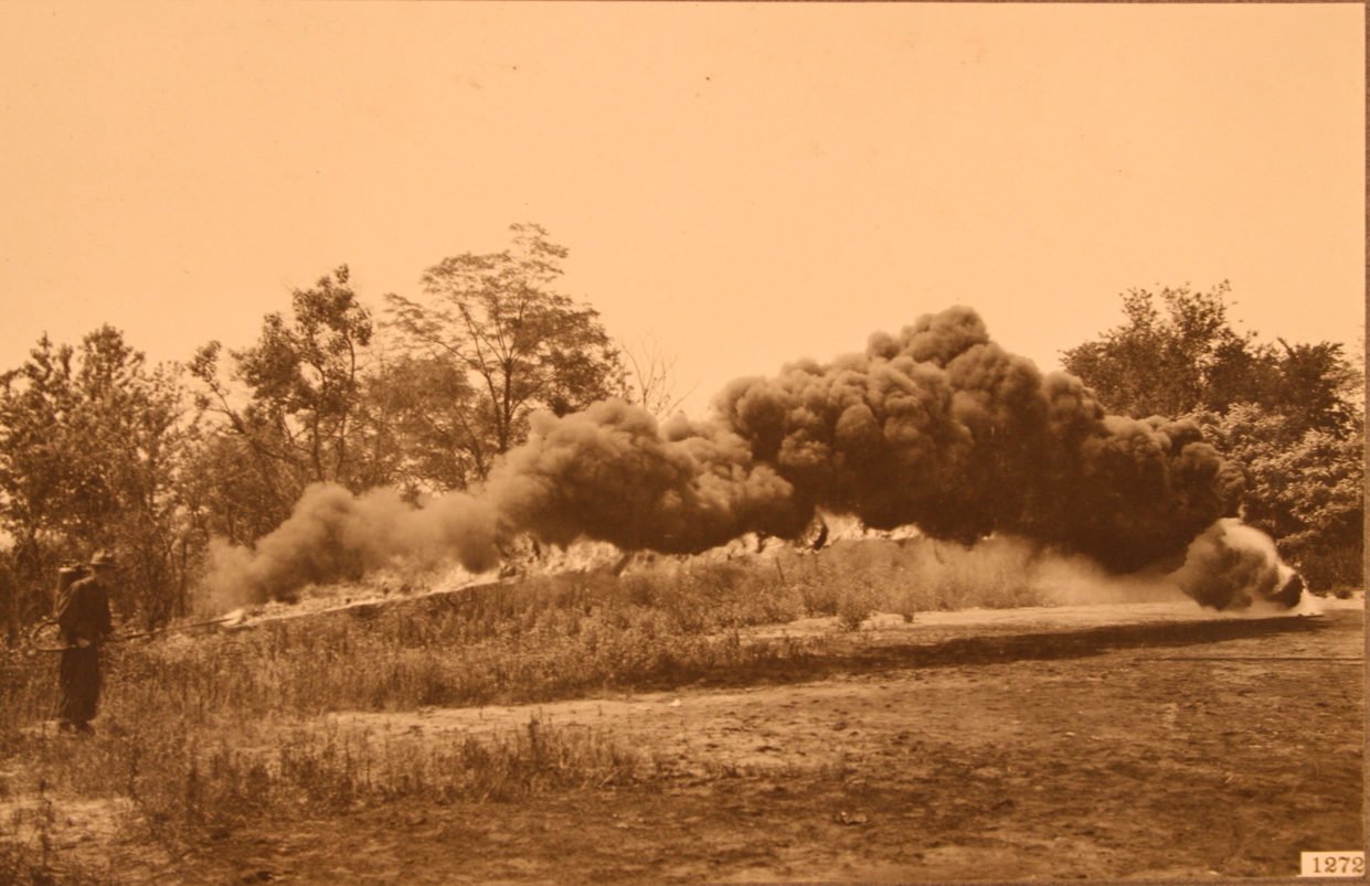 Flamethrower hellfire boys WWI coffee or die 