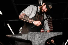 Lucas O’Hara of Grizzly Forge. Photo courtesy of Black Rifle Coffee Company.