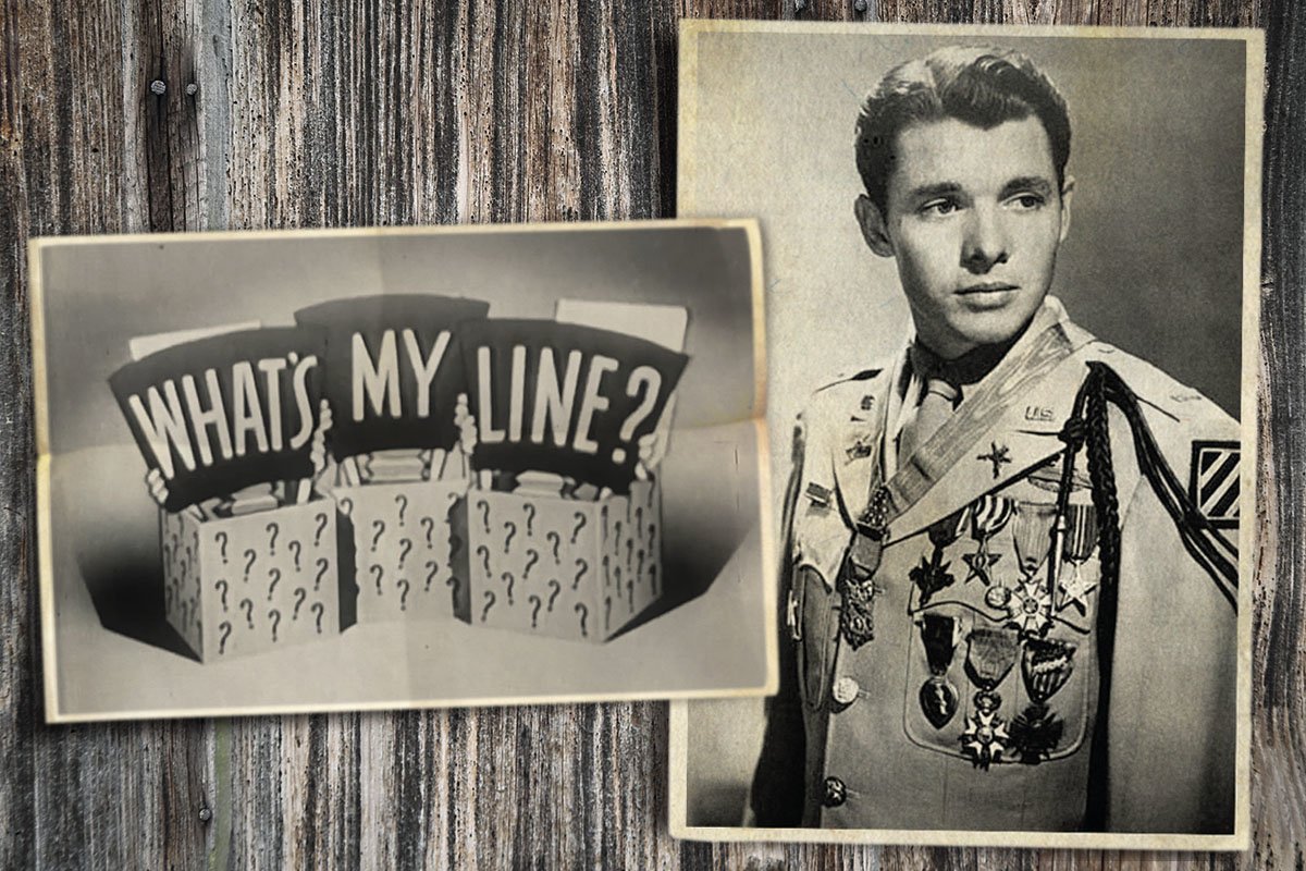 audie murphy, what's my line, military, history