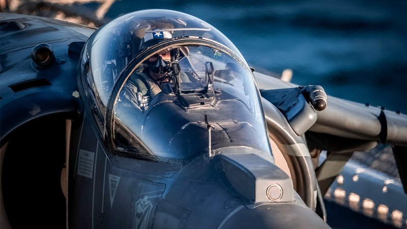 Harrier pilot