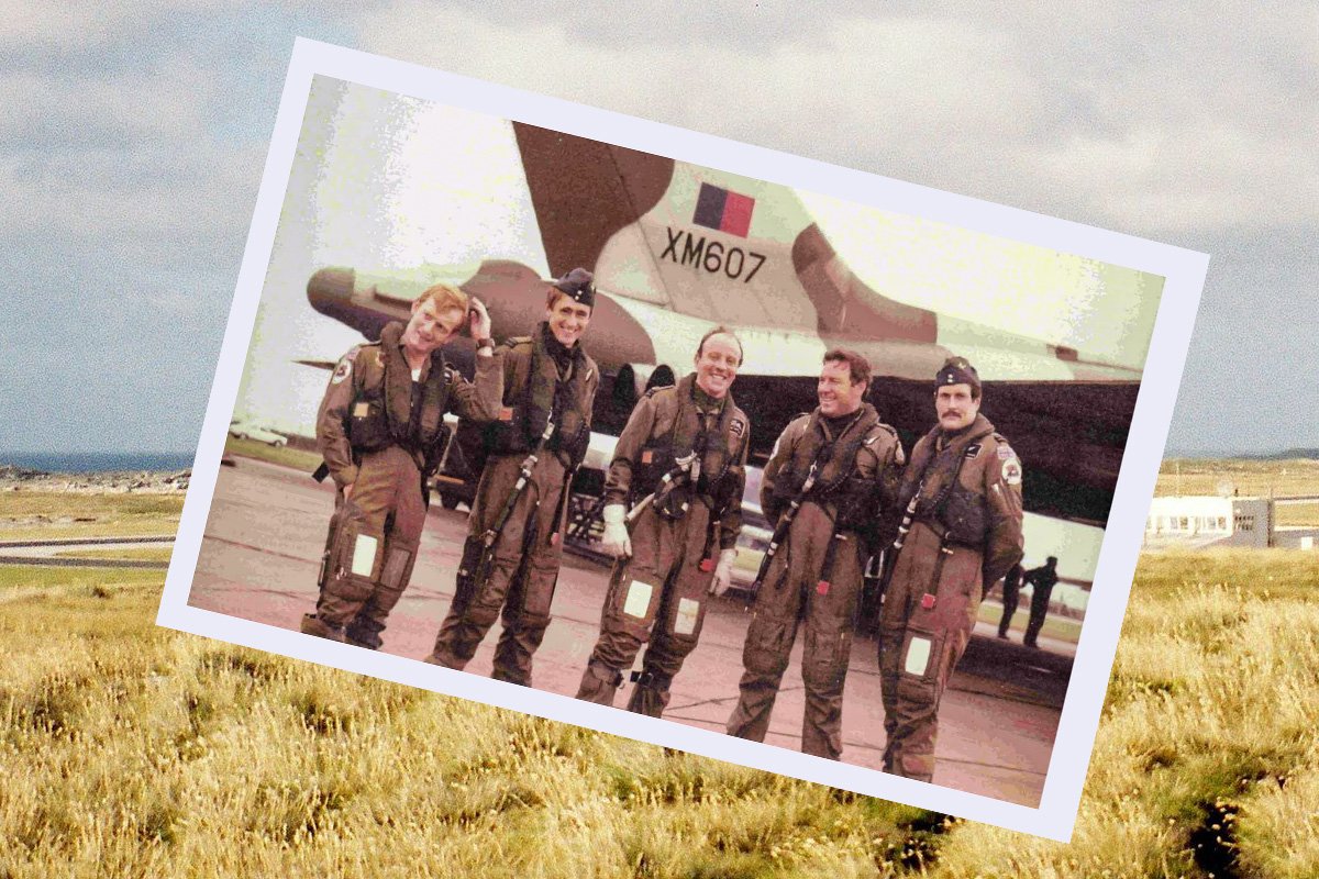 British RAF Falklands War coffee or die