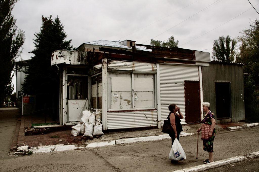 Ukraine war front line report eastern Donbas region