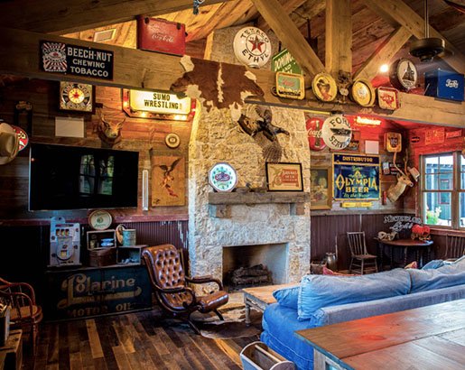 man cave. Photo courtesy of Seabring Design. 